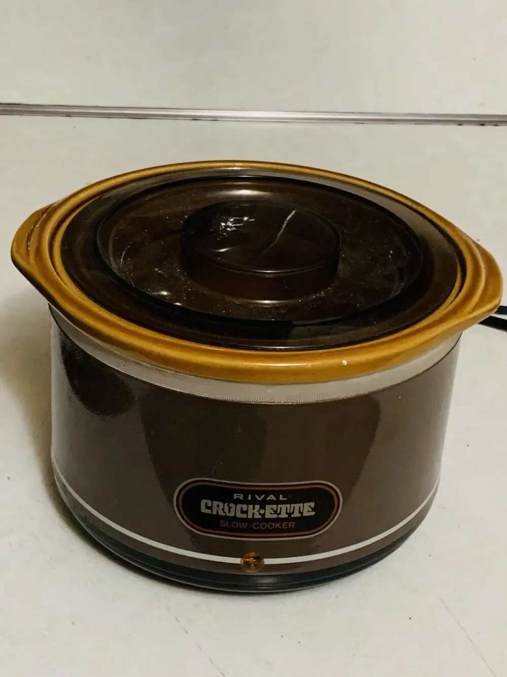 Vintage Rival Crock-Ette Crock Pot Slow Cooker Heating Base Warmer 1 Qt Mod 3200